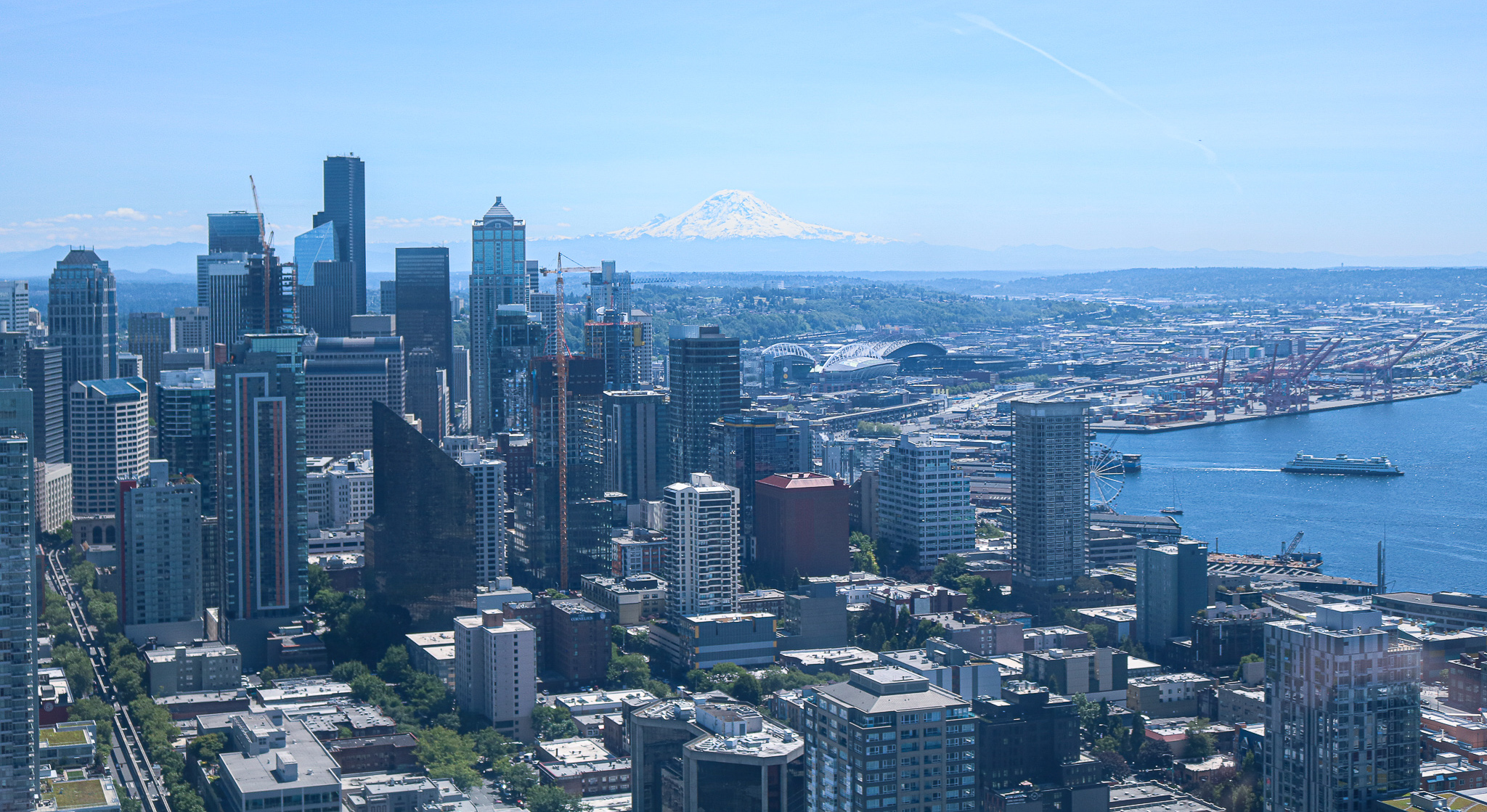 View of Seattle from Space Needle